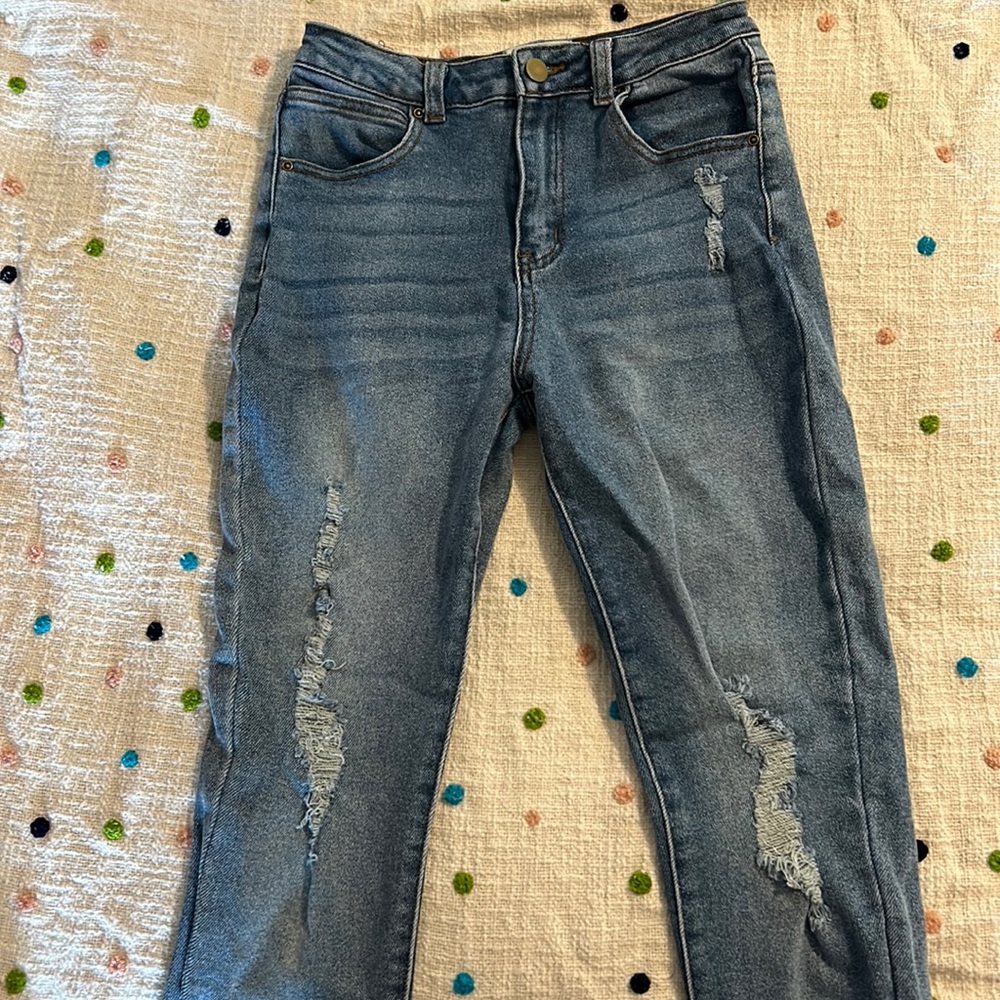 Joyfolie distressed jeans